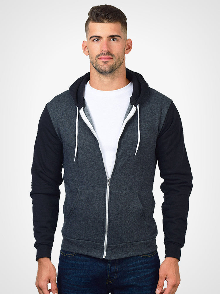 Dark Heather Grey & Black